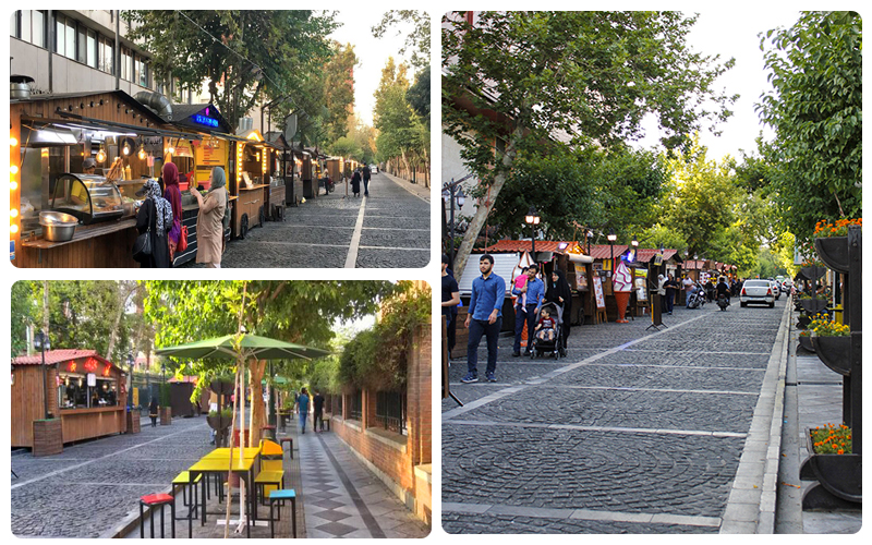 خیابان سی تیر تهران |‌ شکم‌گردی در کنار آثار تاریخی