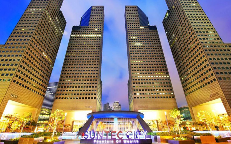 مرکز خرید سانتک سیتی سنگاپور