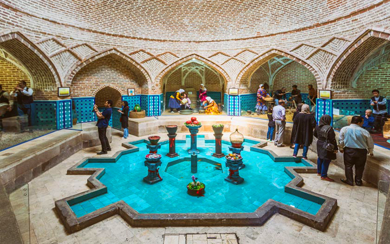 موزه مردم شناسی (حمام قجر) قزوین 