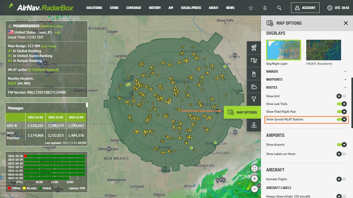اپلیکیشن های مشاهده آنلاین پرواز و هواپیما در آسمان