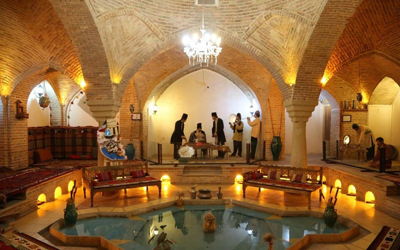 حمام تاریخی قلعه همدان