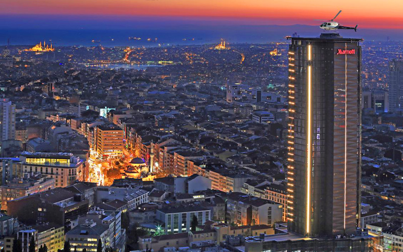هتل Istanbul Marriott Hotel Sisli 
