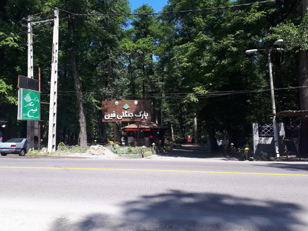 پارک جنگلی فین چالوس کجاست؟