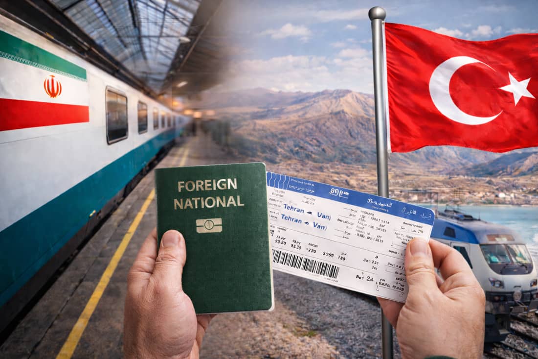 شرایط خرید بلیط قطار تهران وان برای اتباع