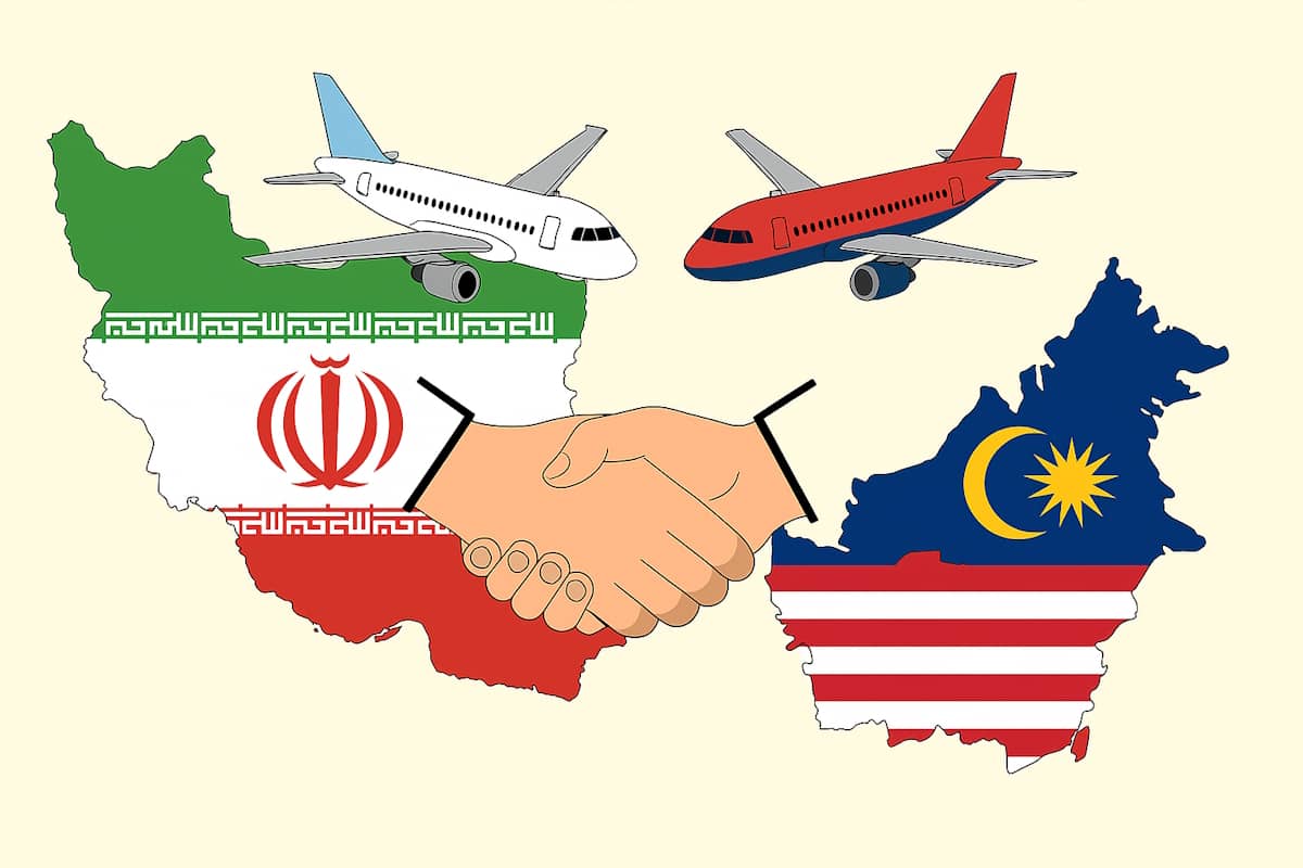 از سرگیری پرواز مستقیم تهران مالزی پس از چند سال وقفه