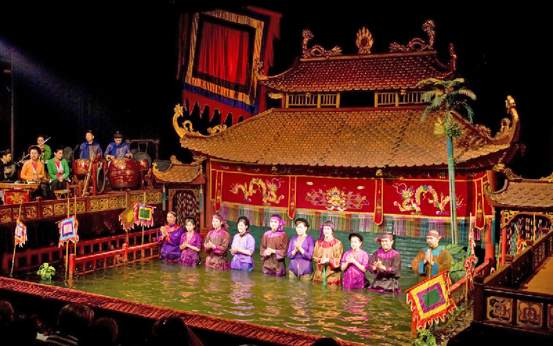 تئاتر عروسکی آبی تانگ لانگ هانوی