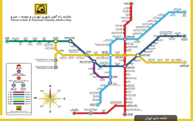ترمینال های مسافربری تهران از شمال تا جنوب و از شرق تا غرب به همراه آدرس