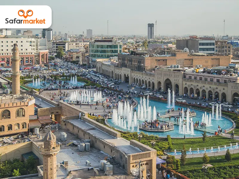 بلیط ببلیط مشهد بغداد و سفر به بغداد به کمک سفرمارکت