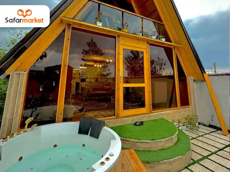 کلبه و ویلا جکوزی دار در شمال