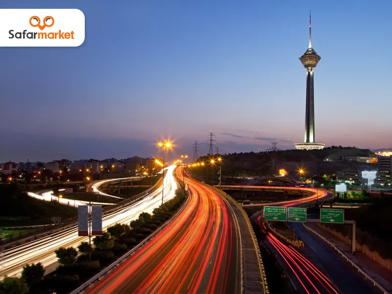 سفر به تهران با پرواز ارجان به تهران تهیه شده از سفرمارکت
