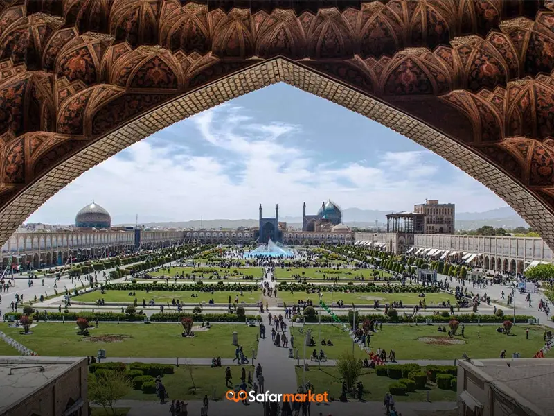 سفر از قشم به اصفهان با بلیط هواپیما قشم به اصفهان