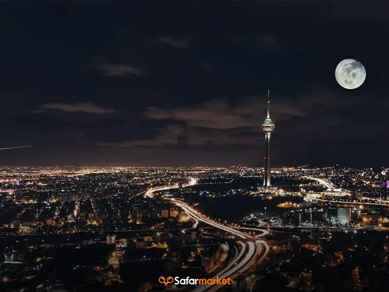 سفر به تهران با خرید بلیط قطار پل سفید تهران